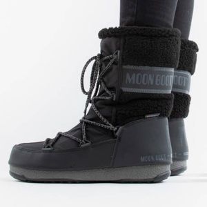 MOON BOOT Monaco Wool Mid Winter Boots Size 7.5